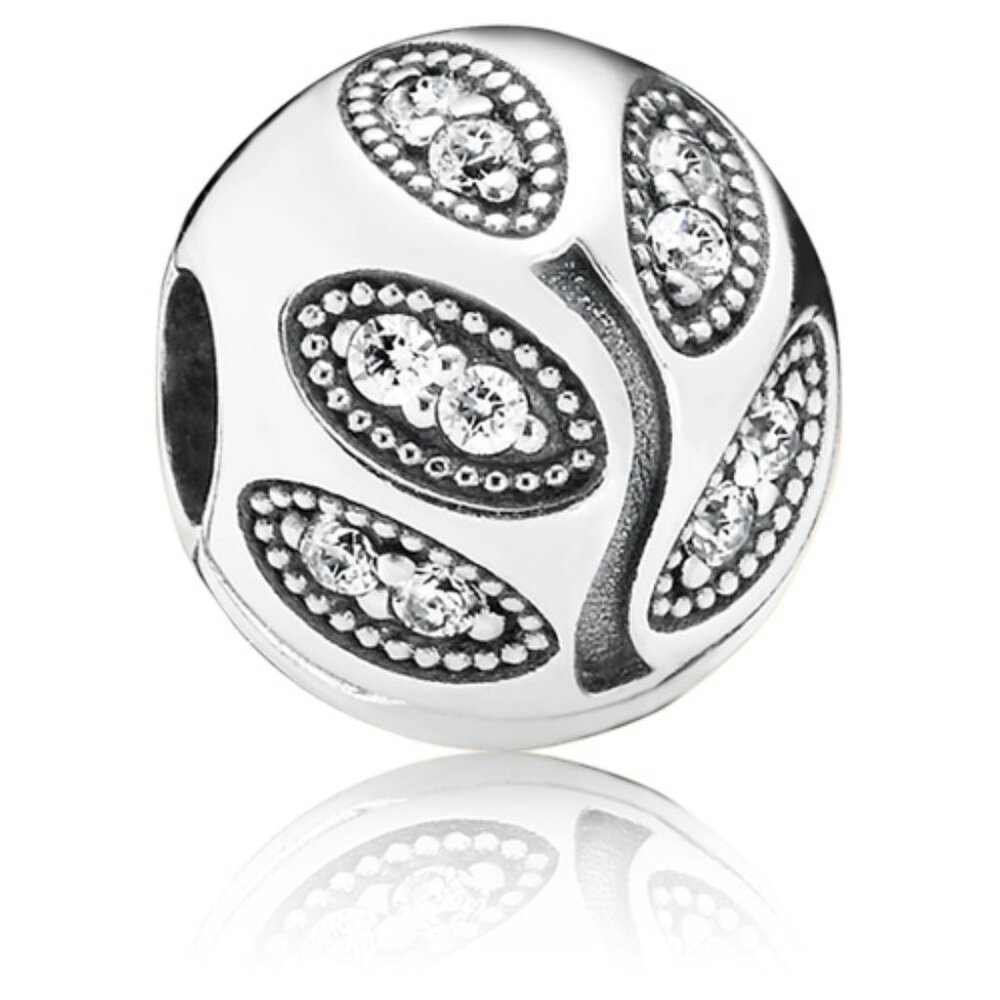Pandora "Sparkling Leaves" Clip Charm